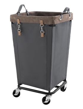 StorageWorks 160L laundry basket with wheels for easy transport
