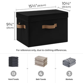 StorageWorks bins with three-sided handles provide a secure, comfortable carrying grip.