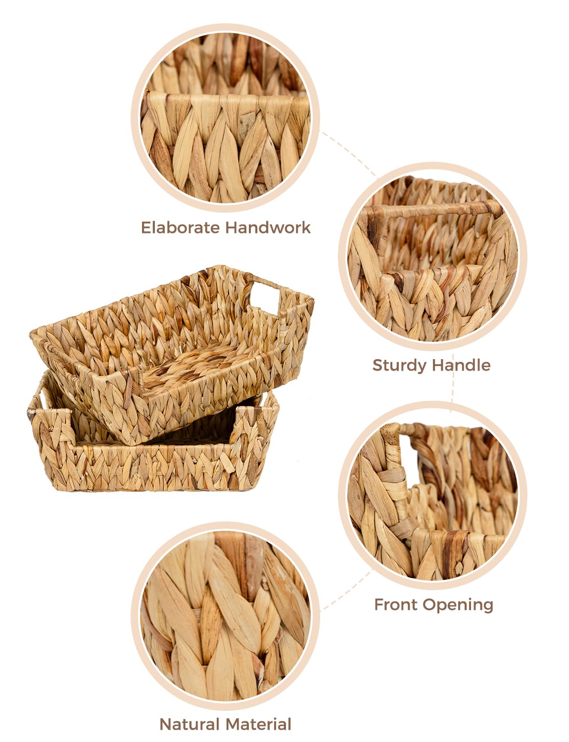StorageWorks low-front design offers clear visibility for easy retrieval.