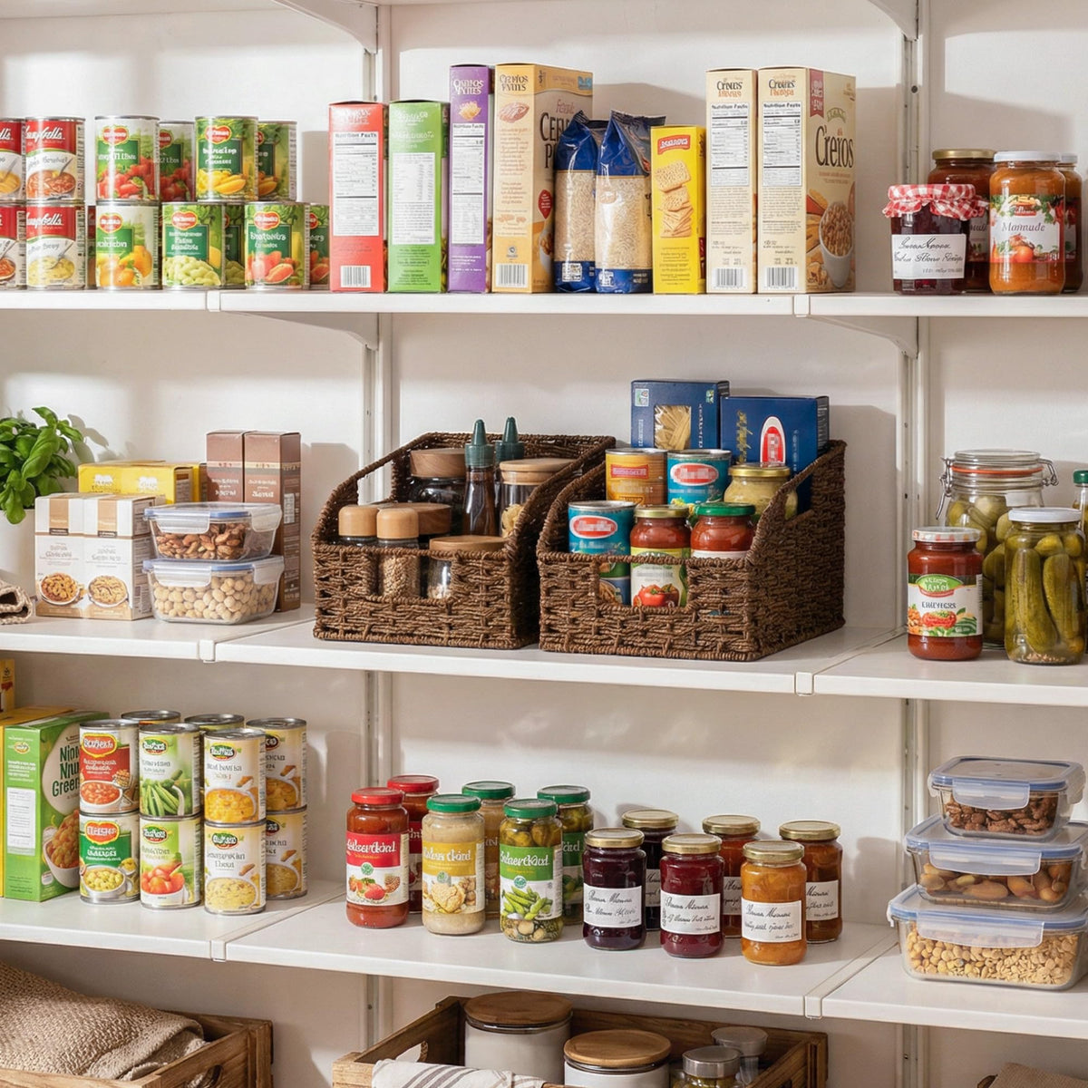 Earth-friendly material suits daily storage in living spaces.