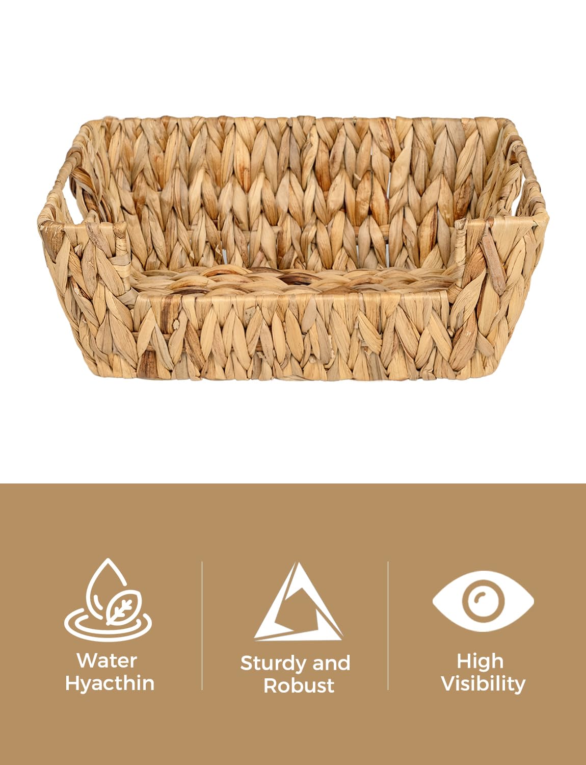 StorageWorks pantry basket on iron frame for durable storage.