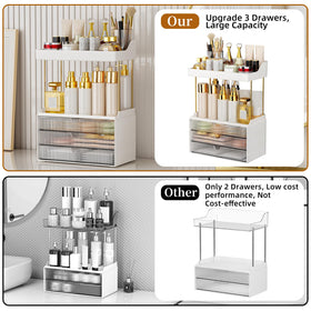 StorBin top-shelf vanity view keeps perfumes visible and organized