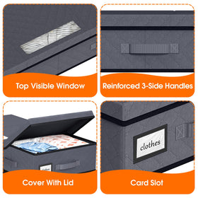 StoreHappily front label slot lets you tag contents at a glance.