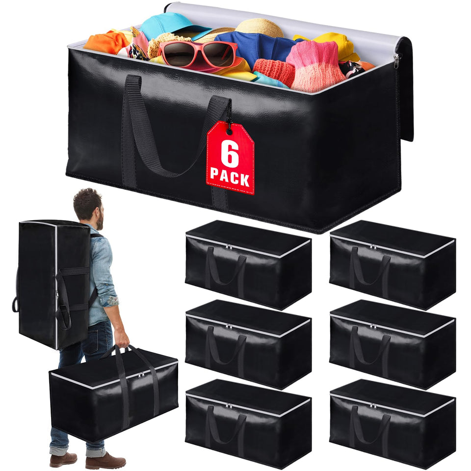 StoreHappily heavy-duty bag with backpack straps ready for effortless transport.