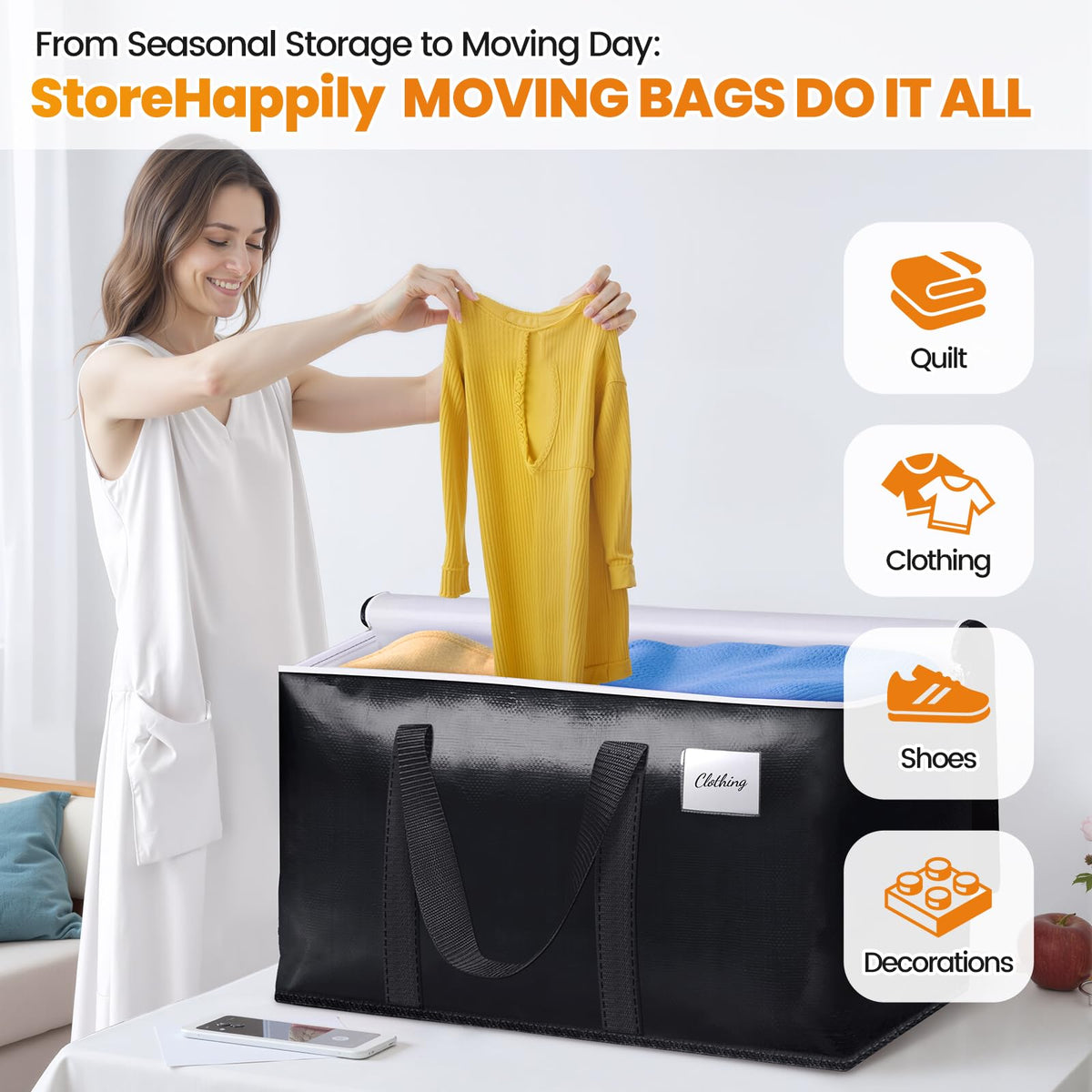 StoreHappily bag ideal for camping gear transport and quick setup.