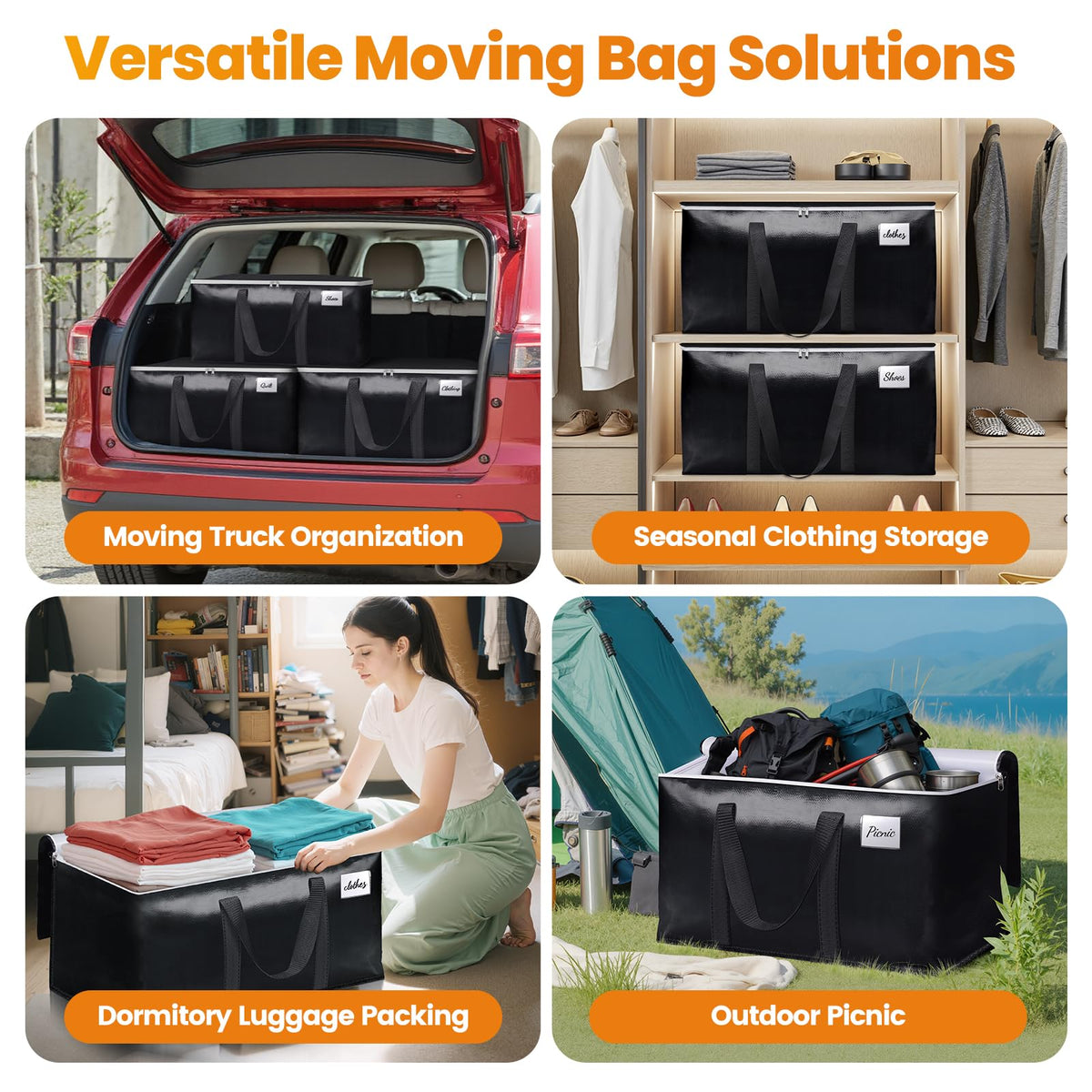 StoreHappily bag folds compactly for easy storage when not in use.