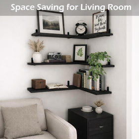 StorelySpace shelves organize bathroom essentials with sturdy support.