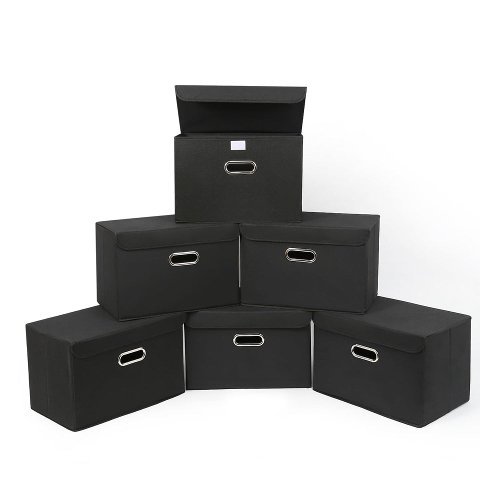 STOREONE fabric storage cube bin with foldable design for clutter-free closets.