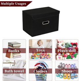 STOREONE non-woven fabric storage cube offers sturdy support in bedrooms.