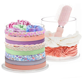 STORi Bella headband holder on a display stand keeps accessories organized and visible.
