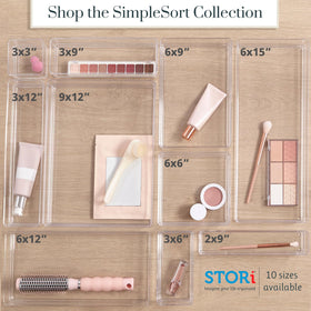 STORi SimpleSort customizable layouts adapt to any drawer size.