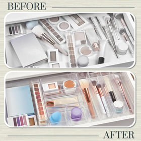 STORi SimpleSort kitchen drawer solutions streamline utensils with neat compartments.