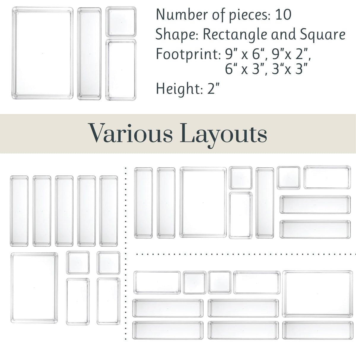 STORi SimpleSort office drawer organizers reduce clutter and improve workflow.