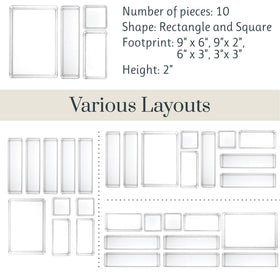 STORi SimpleSort office drawer organizers reduce clutter and improve workflow.