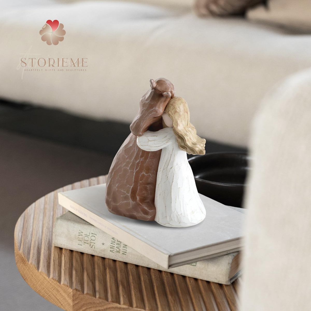 Storieme 6-inch horse figurine in heirloom-quality finish.