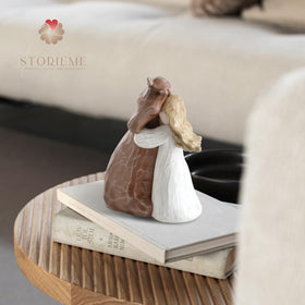 Storieme 6-inch horse figurine in heirloom-quality finish.