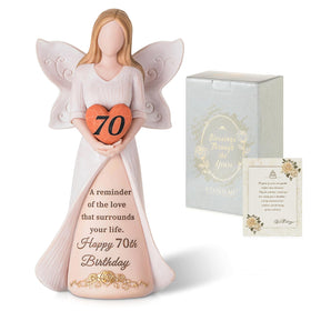 Storieme 70th birthday angel gift box ready for gifting and celebration.