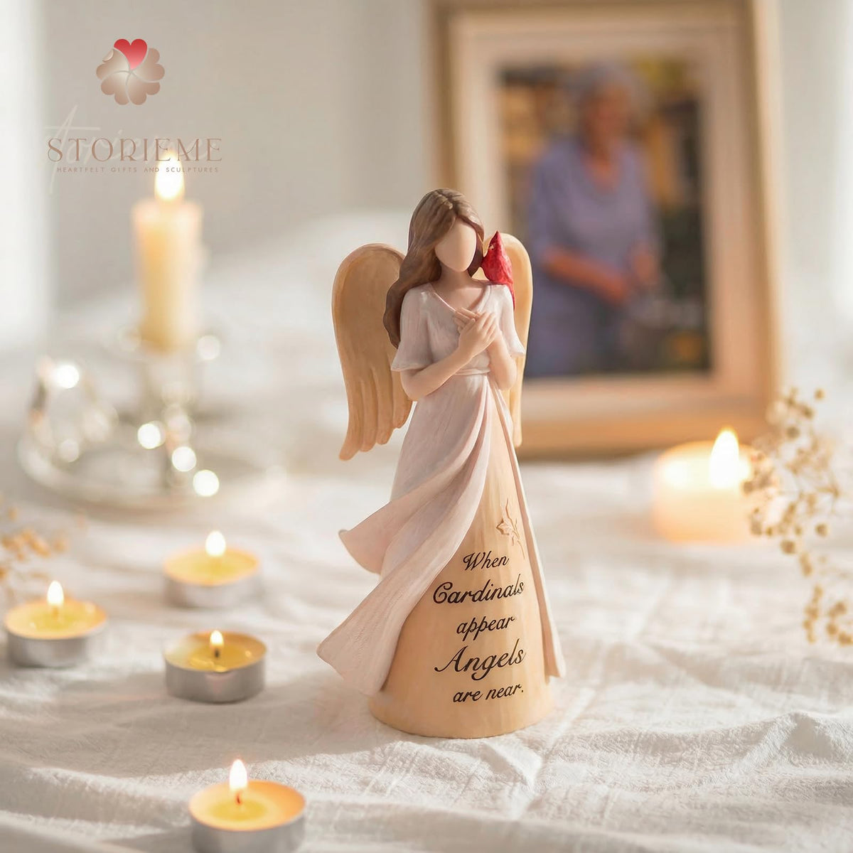 Storieme cardinal gift box-ready figurine for thoughtful remembrance