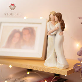 Storieme desk or nightstand display complements various decor styles.