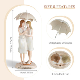 Storieme durable resin figurine designed as a lasting BFF gift.