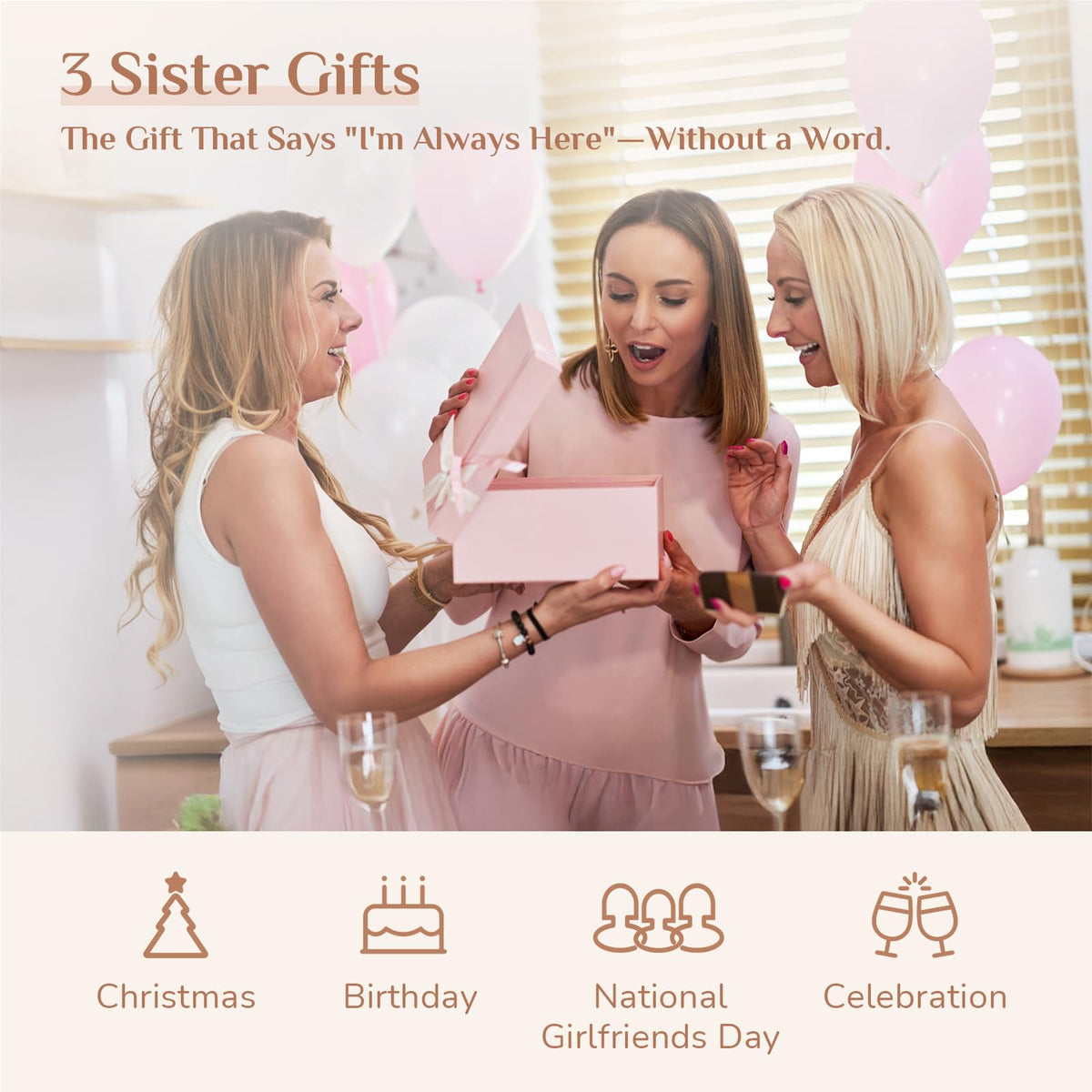 Storieme gift box with sentiment card for a thoughtful friendship present