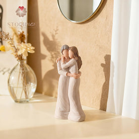 Storieme home-decor display enhances shelves, mantels, or desks with warmth.