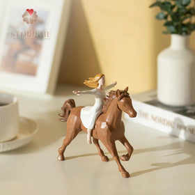 Storieme figure captures flowing hair and dynamic pose.