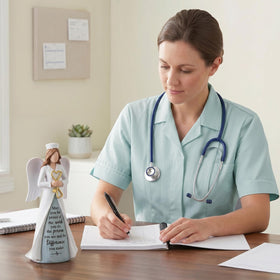 Storieme nurse angel base with non-slip bottom stays steady