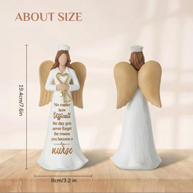 Storieme nurse angel figurine gift packaging ready to present