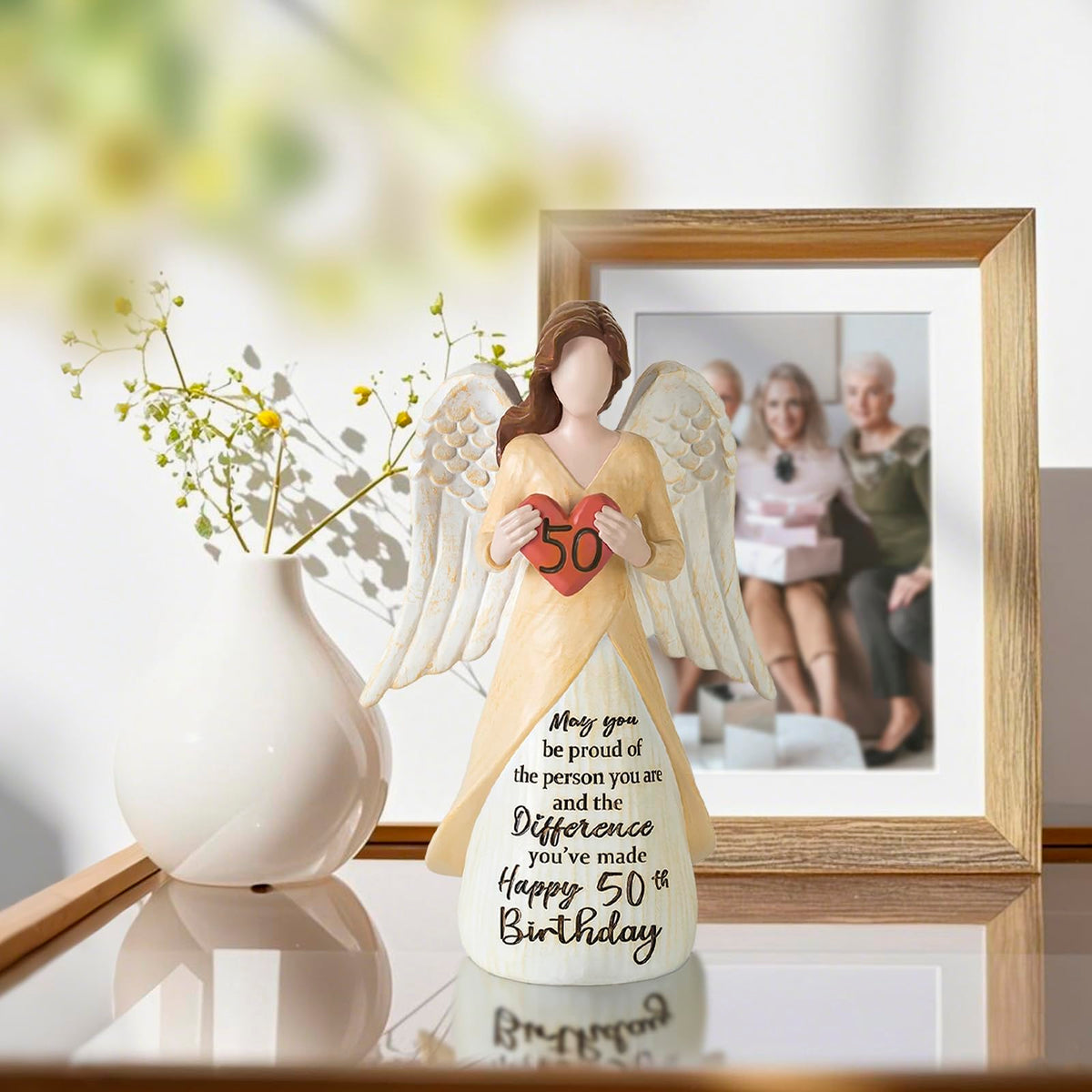 Storieme perfect gift for her—angel statue for loved ones.