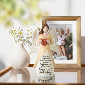 Storieme perfect gift for her—angel statue for loved ones.