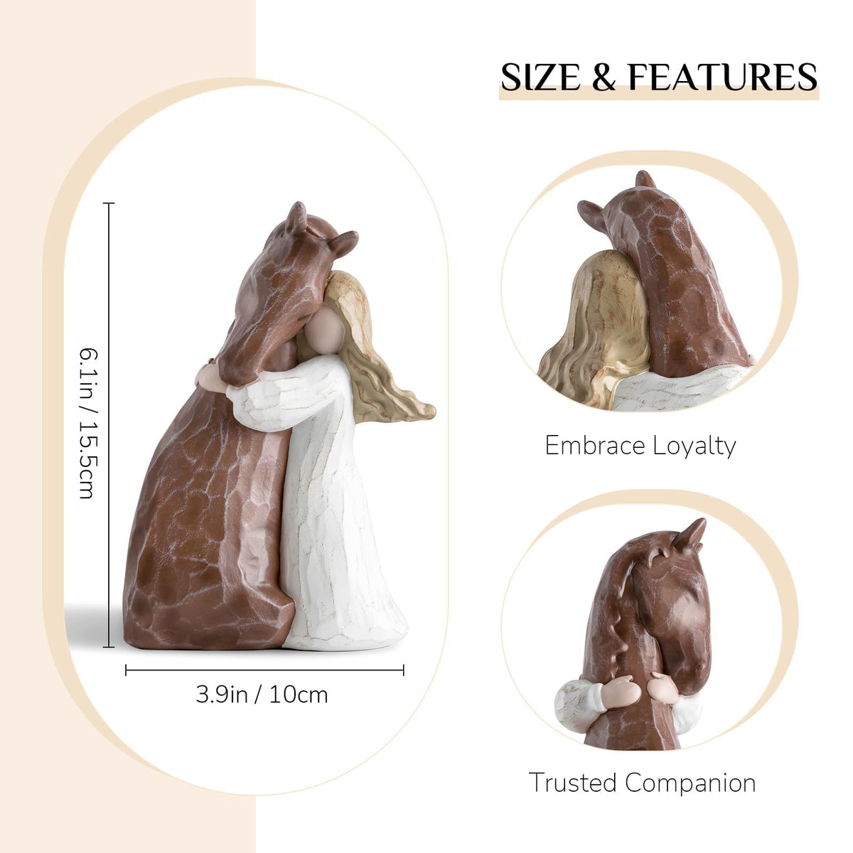 Storieme personal-space horse decor adds warmth to any room.