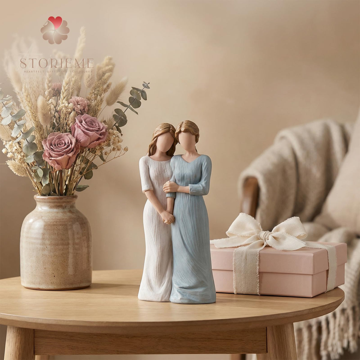 Storieme wedding day keepsake captures gratitude and family bond.