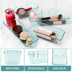 StorMiracle kitchen storage bins arrange utensils and gadgets for quick access.