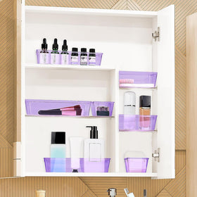 StorMiracle purple organizer set ideal for makeup and jewelry.