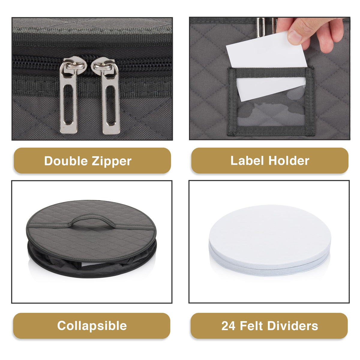 STOZU versatile storage for glass bowls, bakeware, and mugs.