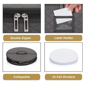 STOZU versatile storage for glass bowls, bakeware, and mugs.