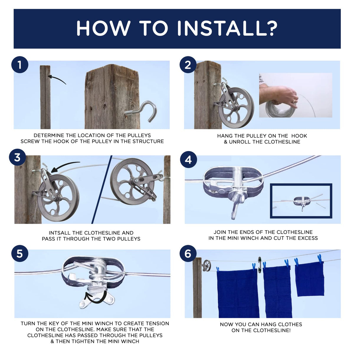 Strata metal hooks included for sturdy mounting and quick setup