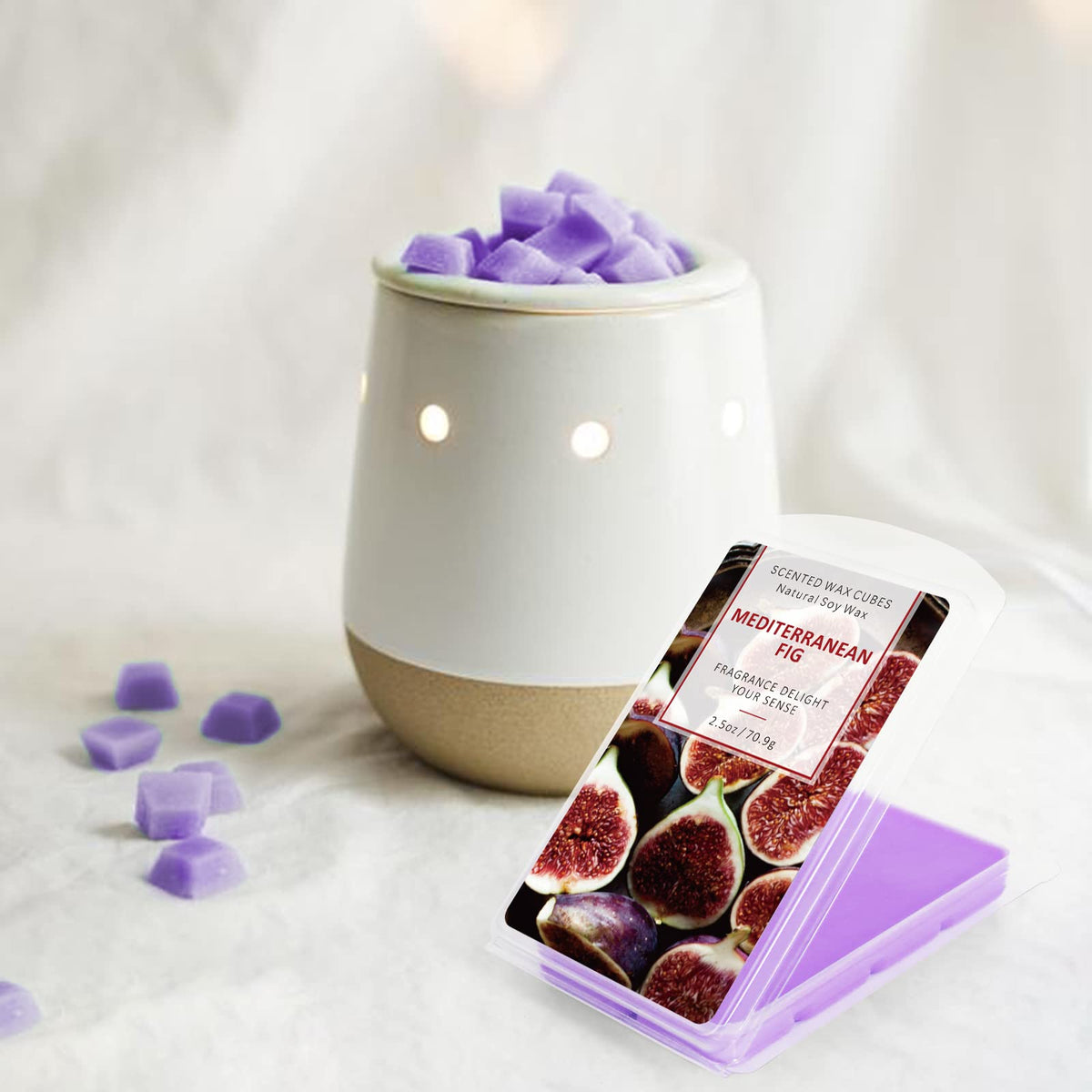 STRN scented wax melts cubes ocean-breeze evoke seaside freshness without overpowering rooms