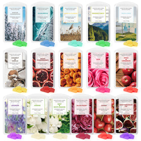 STRN scented wax melts cubes pumpkin-nectarine for cozy autumn ambience and lasting fragrance