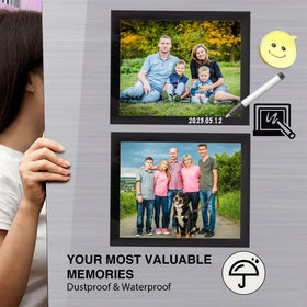 STTMGN frame on lockers, classroom display, easy updates.