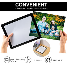 STTMGN letter-size frame holding 8x11 photos, office or home use.