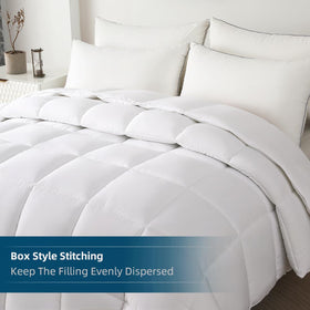 STWIENER diamond square stitching for even filling and flat lay