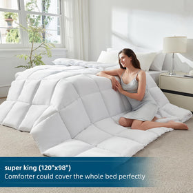 STWIENER spring lightweight down-alternative for breathable year-round comfort