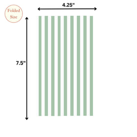 Stxy's napkins on golf party table with durable, practical use