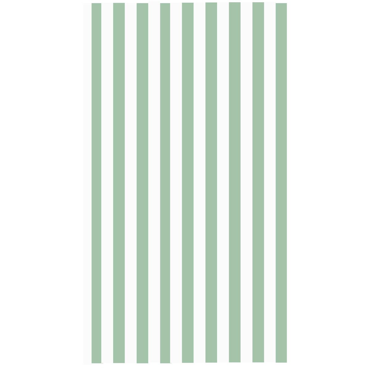 Stxy's striped napkins coordinate with sage color schemes