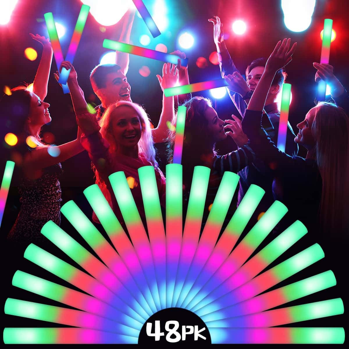 Stymiya LED foam sticks offer three modes for dynamic stage and crowd lighting.
