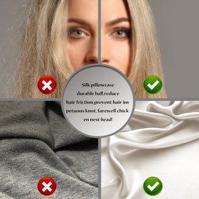Suatien silk pillowcase durable and machine washable for easy care.