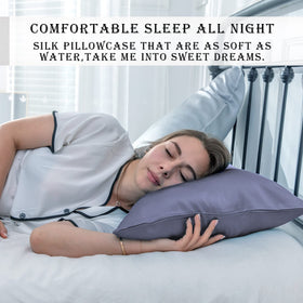 Suatien silk pillowcase packaging hints at gift-ready luxury.