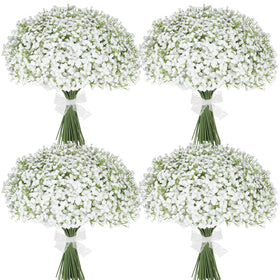 Suaycy real-touch baby breath bouquet for elegant wedding centerpieces